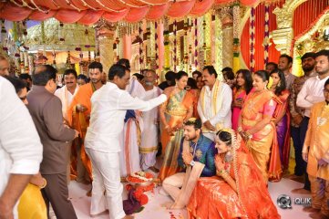 Celebs at Bandla Ganesh Brothers Daughter Ashritha Wedding Photos